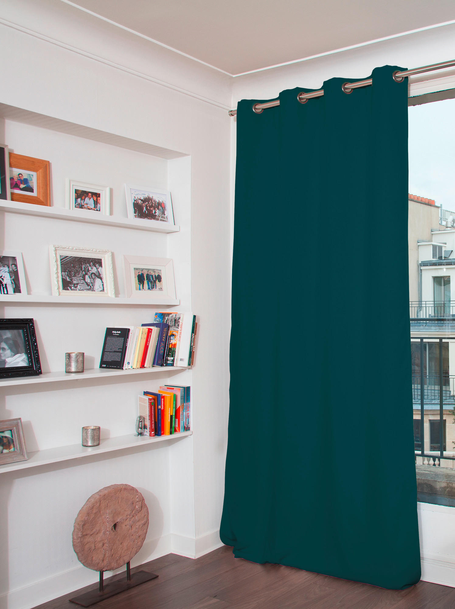 VERDUNKELUNGSVORHANG - Blau, Basics, Textil (135/260cm)