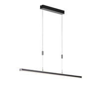ZÁVĚSNÉ LED SVÍTIDLO, 115/7/90 cm - černá/barvy niklu, Design, kov (115/7/90cm) - Fischer & Honsel
