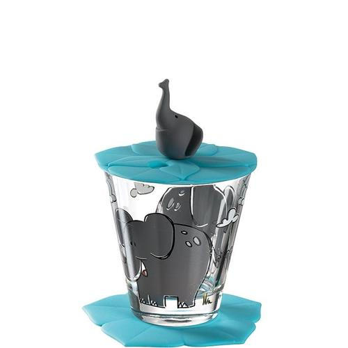 SKLENIČKA - šedá/průhledné, Trend, plast/sklo (120ml) - Leonardo