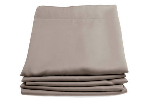 WÄRMESCHUTZVORHANG Verdunkelung  - Taupe, Basics, Textil (145/260cm)