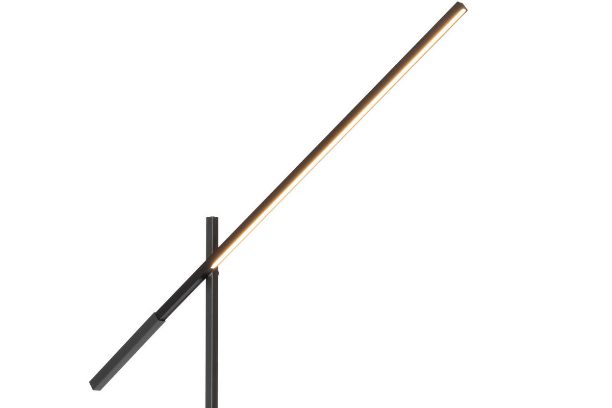 LED-STEHLEUCHTE 27-150/19/162-248 cm    - Schwarz, Design, Metall (27-150/19/162-248cm) - Dieter Knoll