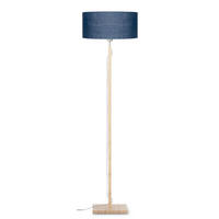 STOJACÍ LAMPA, 47/167 cm  - modrá/přírodní barvy, Trend (47/167cm) - Good & Mojo