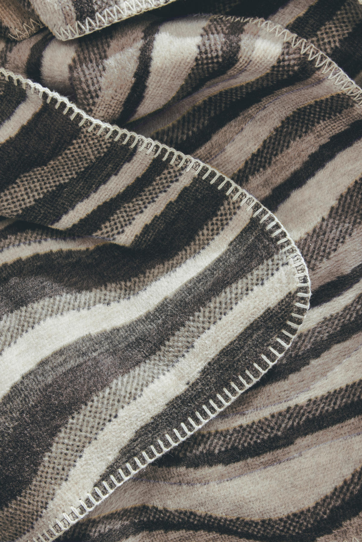 DECKE 150/200 cm  - Beige/Braun, Basics, Textil (150/200cm) - Ibena