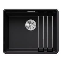 SPÜLE Etagon  - Schwarz, Basics, Stein/Metall (52,7/19/42,7cm) - Blanco