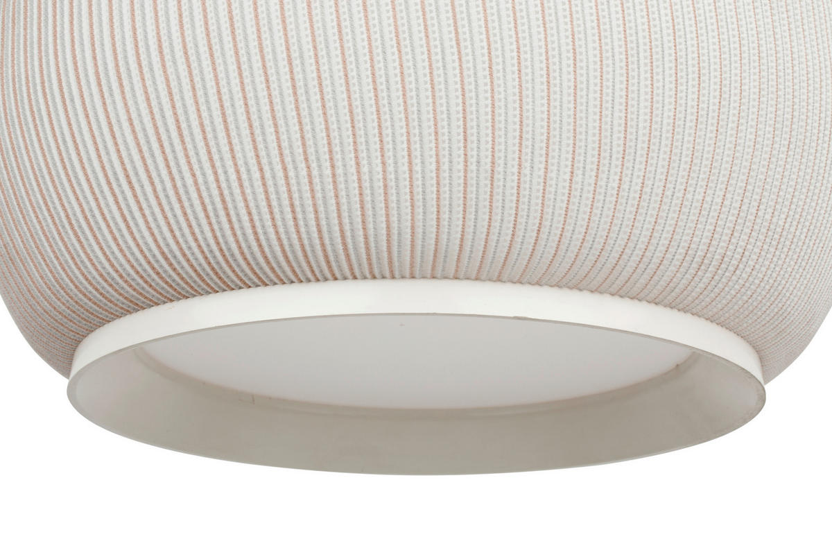 HÄNGELEUCHTE 45/150 cm    - Weiss, Trend, Kunststoff/Textil (45/150cm) - Collett's Monde