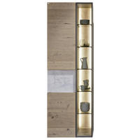 VITRINE Wildeiche  64/194/42,6 cm  - Wildeiche, Natur, Glas/Holz (64/194/42,6cm) - Voglauer