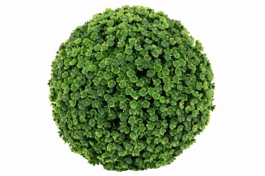 DEKORAČNÉ GULE - zelená, Basics, plast (19cm)