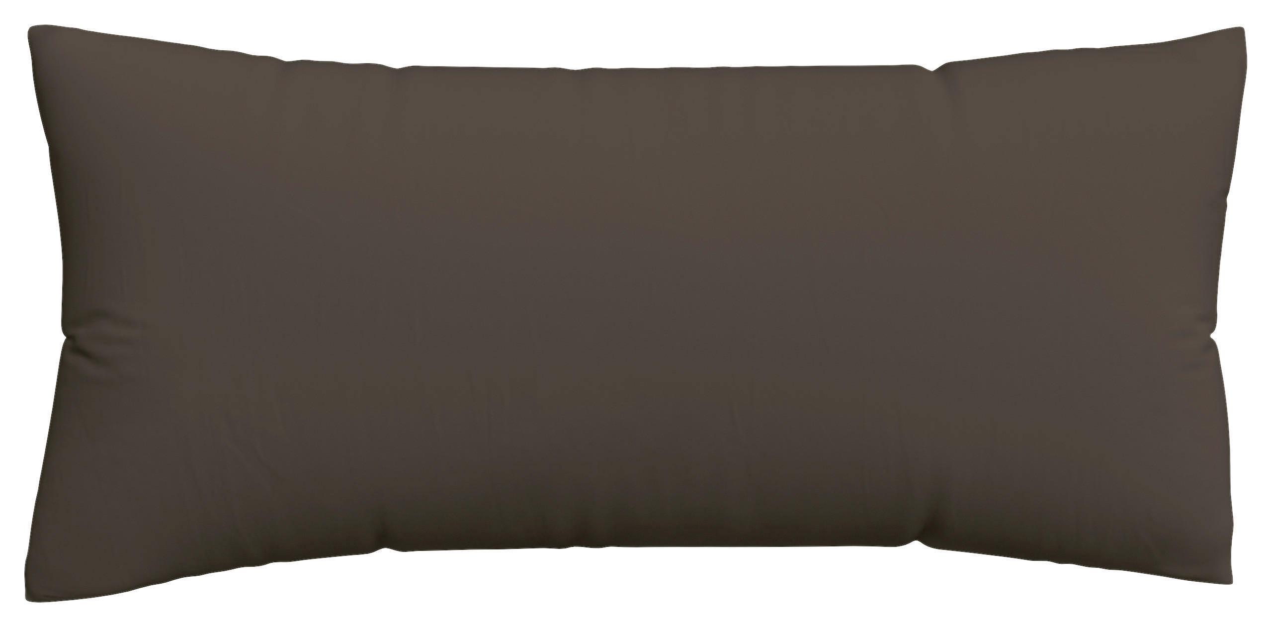 KOPFPOLSTERBEZUG KNITTED JERSEY 40/80 cm  - Dunkelbraun, Basics, Textil (40/80cm) - Schlafgut