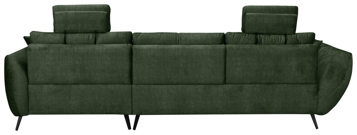 KOPFSTÜTZE - Grün, KONVENTIONELL, Textil (55/28/18cm) - Hom`in