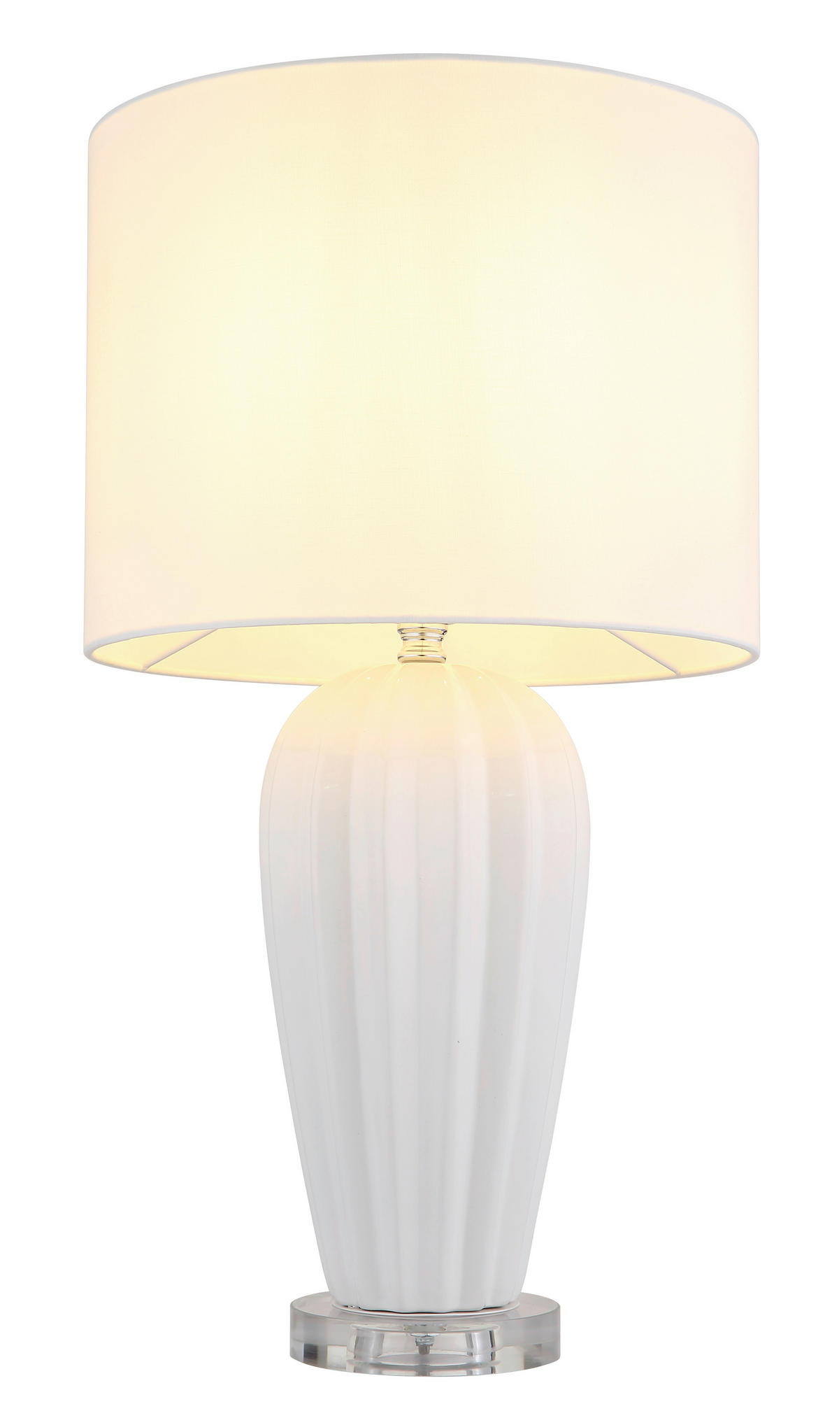 NAMIZNA SVETILKA        35/59 cm       - barve kroma/bela, Konvencionalno, kovina/tekstil (35/59cm) - Globo