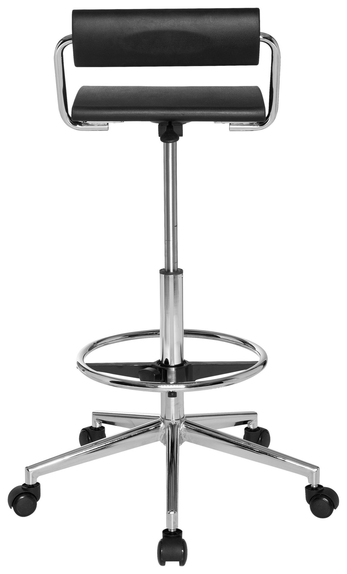 KONTORSPALL  svart  - svart, Modern, metall/plast (62/80/62cm) - MID.YOU