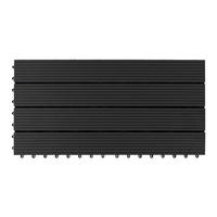 TERRASSENFLIESE Anthrazit  - Anthrazit, MODERN, Holzwerkstoff (30/60cm) - Floordirekt