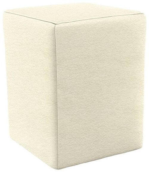 HOCKER in Textil Creme  - Silberfarben/Creme, Design, Kunststoff/Textil (38/47/38cm) - LOOKS by W.Joop