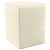 HOCKER in Textil Creme  - Silberfarben/Creme, Design, Kunststoff/Textil (38/47/38cm) - LOOKS by W.Joop