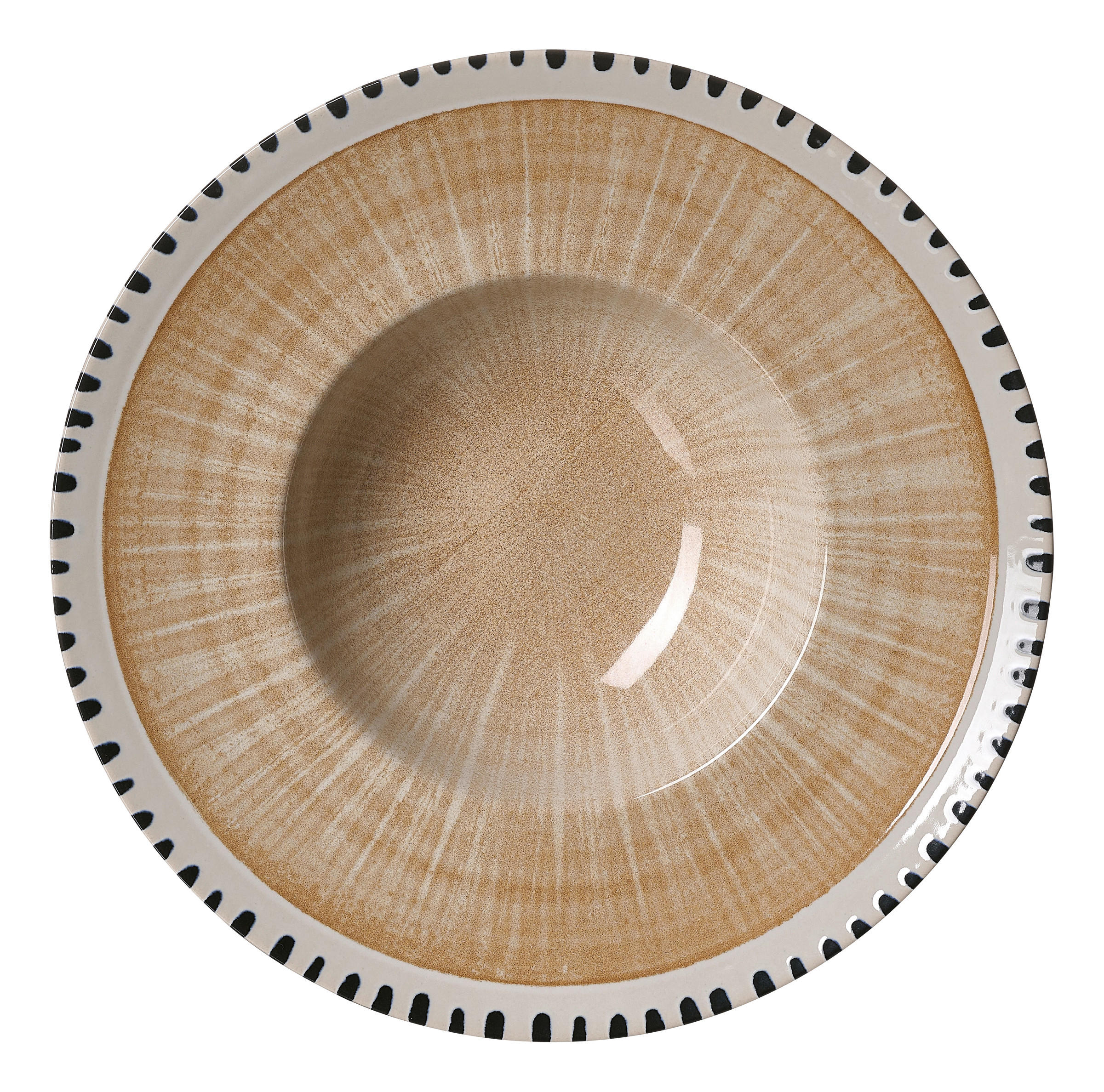 GOURMETTELLER Creme 28/7 cm Natura  - Creme, KONVENTIONELL, Keramik (28/7cm) - Ritzenhoff Breker