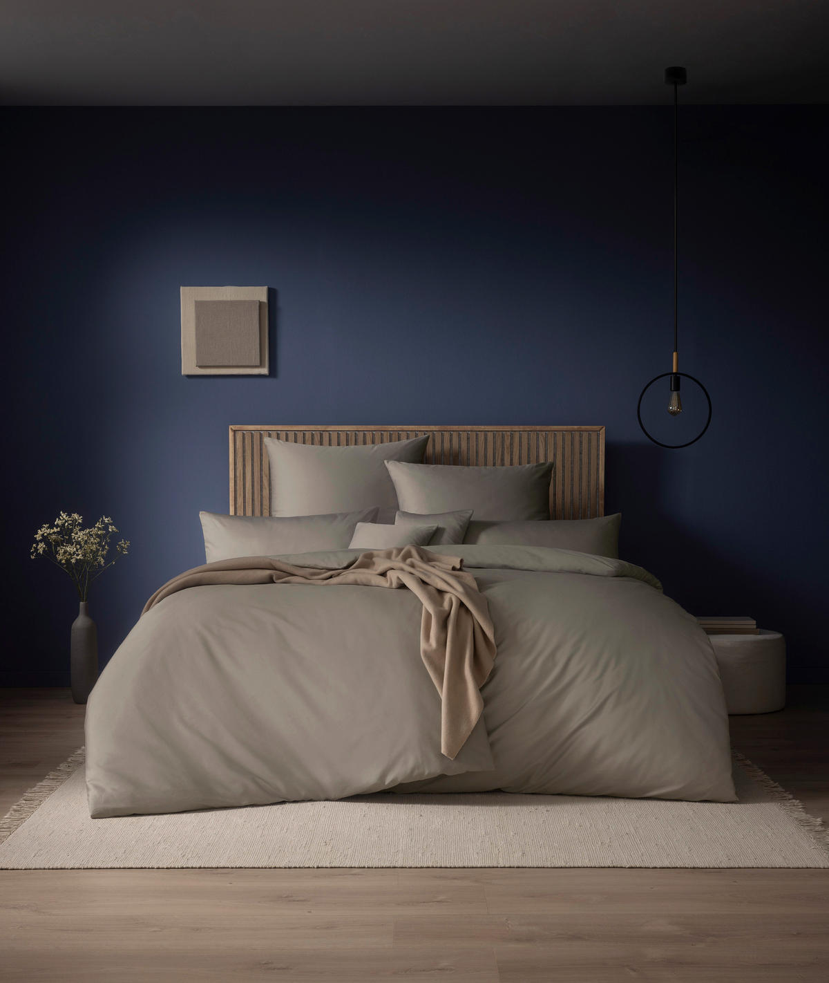 BETTWÄSCHE Atelier Makosatin 200/200 cm  - Grau, Design, Textil (200/200cm) - Estella