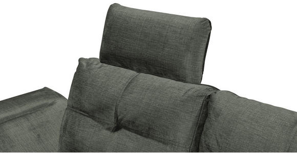ECKSOFA  in Mikrovelours Dunkelgrün  - Dunkelgrün/Schwarz, KONVENTIONELL, Kunststoff/Textil (275/170cm) - Carryhome
