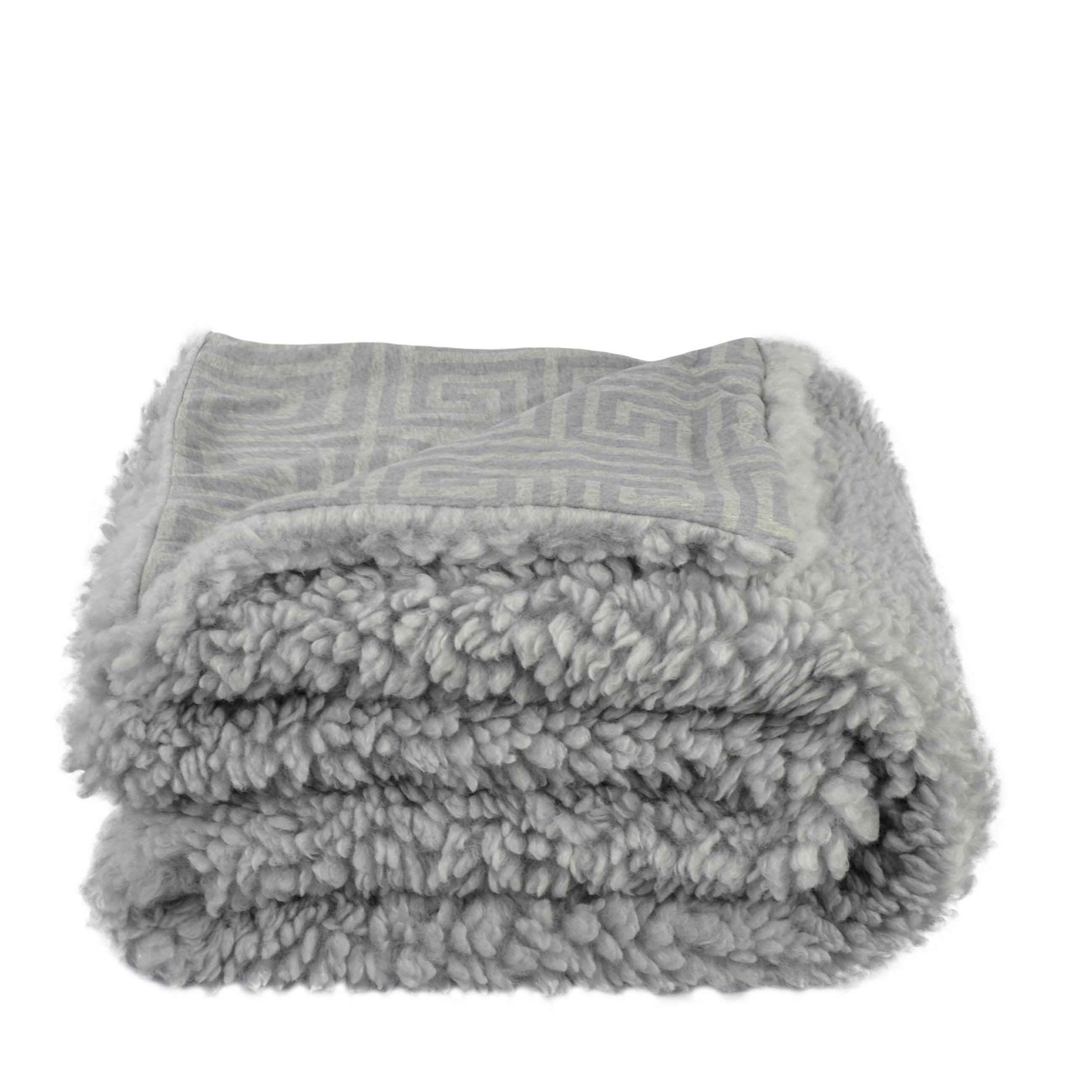 DECKE Reborn Lamb Legacy 140/190 cm  - Hellgrau/Grau, Basics, Textil (140/190cm) - Zoeppritz