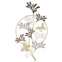 DEKORACE NA ZEĎ 50/92/5.10 cm  - Basics, kov (50/92/5.10cm)