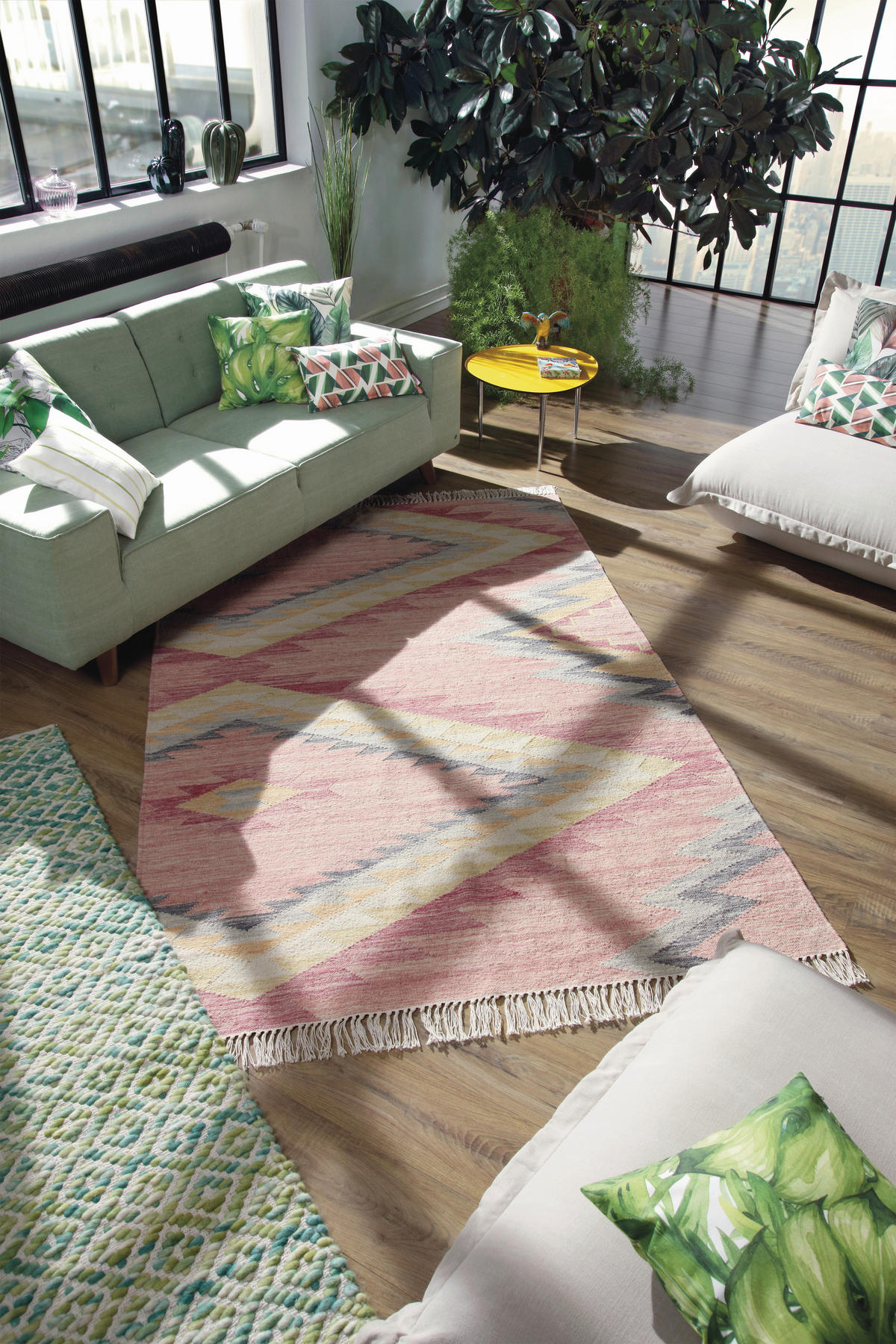 TEPPICH 65/135 cm Pink  - Pink, Design, Textil (65/135cm) - Tom Tailor