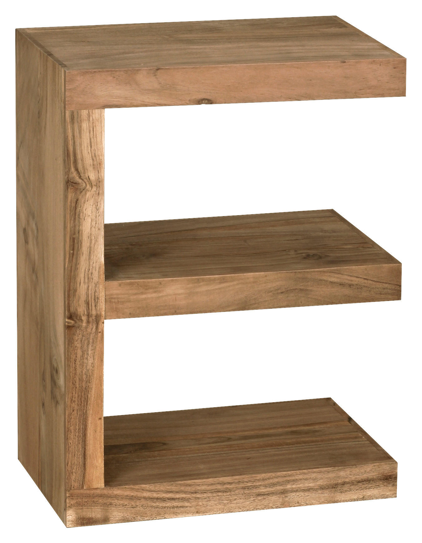 BEISTELLTISCH 45/30/60 cm Akazie massiv Akaziefarben rechteckig  - Akaziefarben, MODERN, Holz (45/30/60cm) - MID.YOU