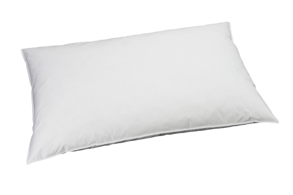 KOPFKISSEN 50/70 cm  - Weiss, Basics, Textil (50/70cm) - Billerbeck