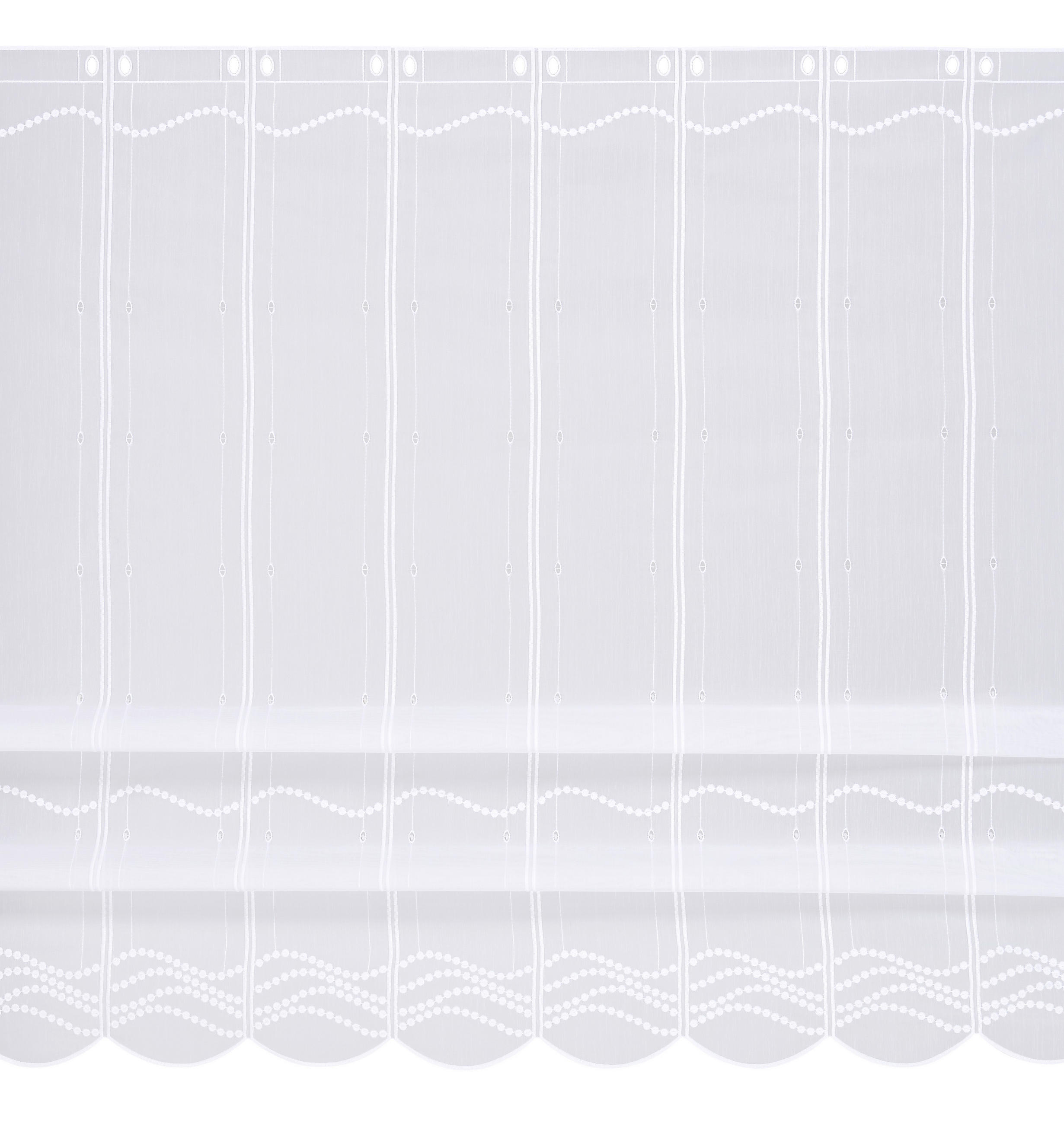 CLIPPANNEAUX 140 cm   - Weiß, KONVENTIONELL, Textil (140cm) - Esposa