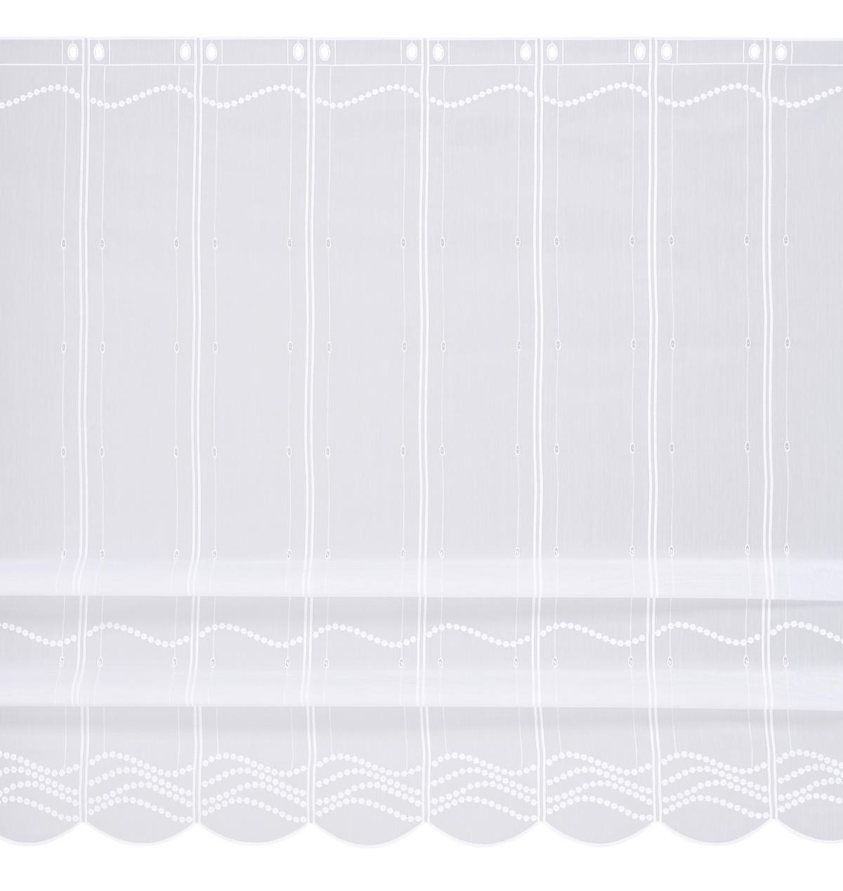 CLIPPANNEAUX 140 cm   - Weiß, KONVENTIONELL, Textil (140cm) - Esposa