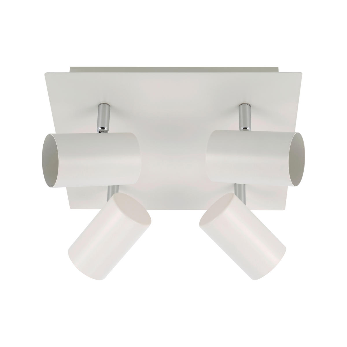 SPOTLÁMPA - fehér, Basics, fém (26,5/26,5/12,2cm) - Novel