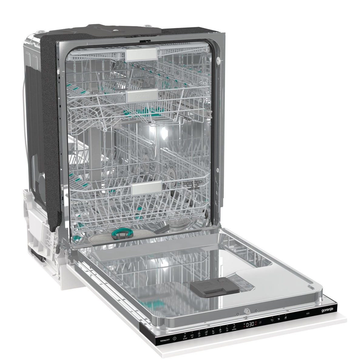 GESCHIRRSPÜLER 739737  - Schwarz, Trend, Kunststoff/Metall (59,8/85,6/55,5cm) - Gorenje