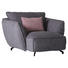 SESSEL in Textil Grau, Rosa - Schwarz/Rosa, LIFESTYLE, Textil/Metall (120/78/140cm) - Carryhome SESSEL in Textil Grau, Rosa - Schwarz/Rosa, LIFESTYLE, Textil/Metall (120/78/140cm) - Carryhome