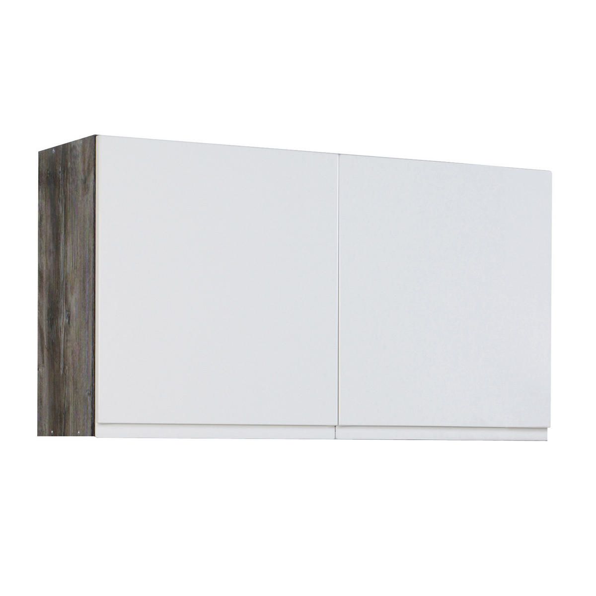 KÜCHENLEERBLOCK 270 cm   in Grau, Weiss Hochglanz  - Weiss Hochglanz/Weiss, Basics, Holzwerkstoff (270cm) - Held