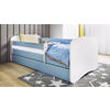 KINDER-/JUNIORBETT 80/160 cm  in Blau  - Blau/Birkefarben, MODERN, Holz/Holzwerkstoff (80/160cm) - MID.YOU