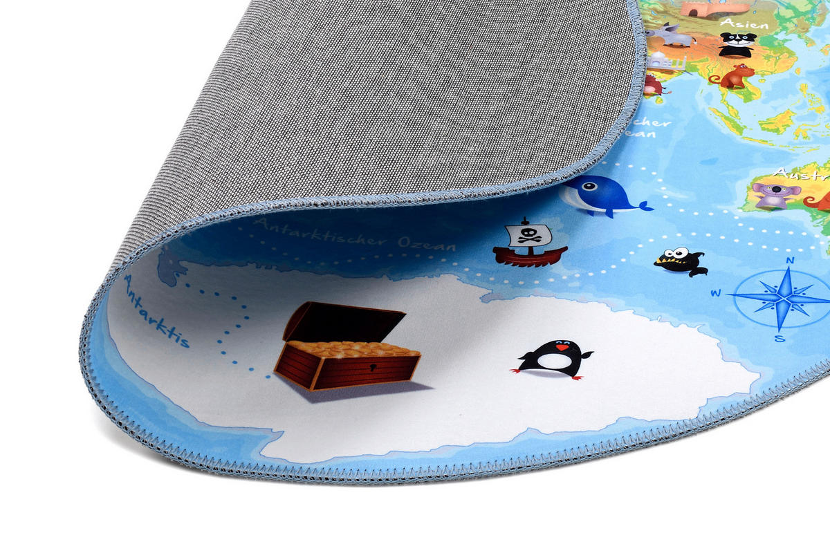 KINDERTEPPICH 100 cm BC Kids  - Hellblau, Design, Textil (100cm) - Ben'n'jen