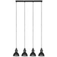 HÄNGELEUCHTE 84/15,5/150 cm  - Schwarz, Trend, Metall (84/15,5/150cm) - Novel
