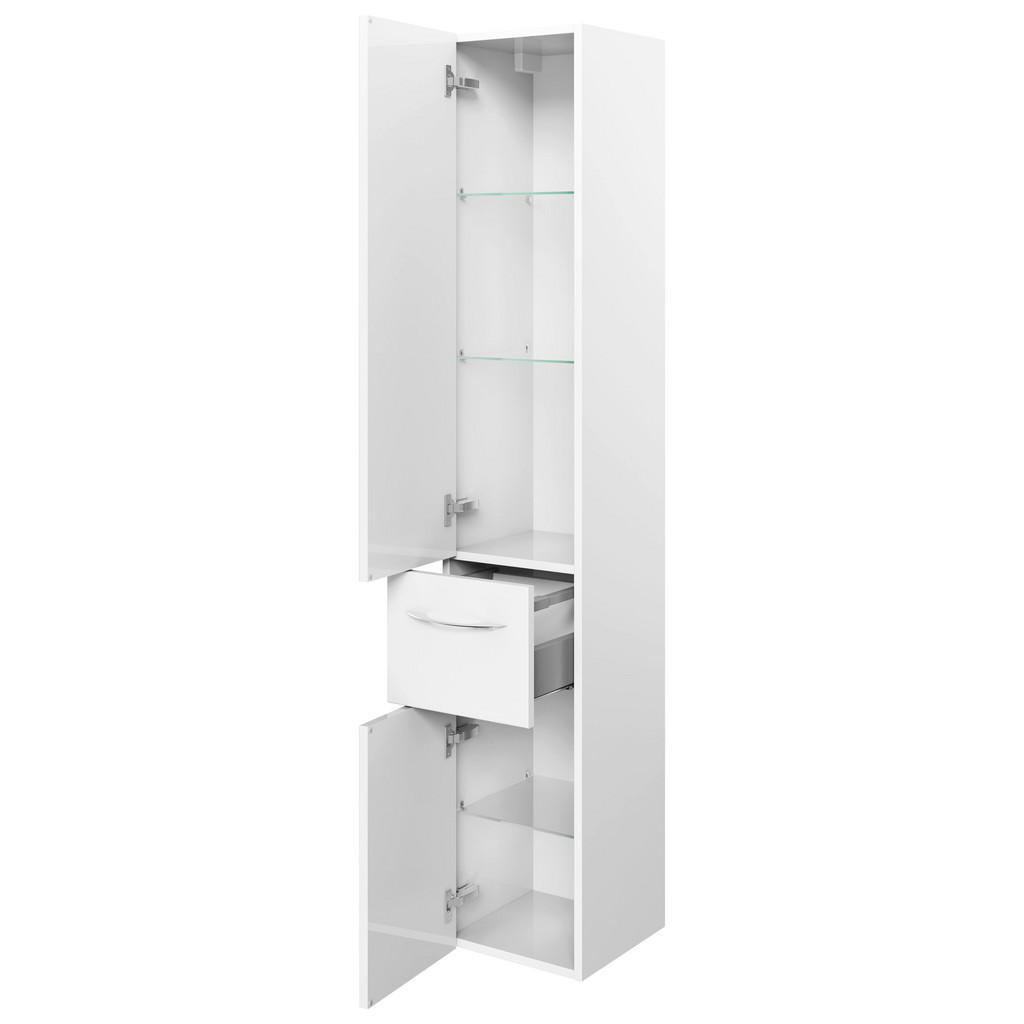 Thumbnail - Pelipal Hochschrank Serie 4035, Weiß, Metall, 3 Fächer, 1 Schubladen, 30x168x33 cm, Made in Germany, hängend, Typenauswa...