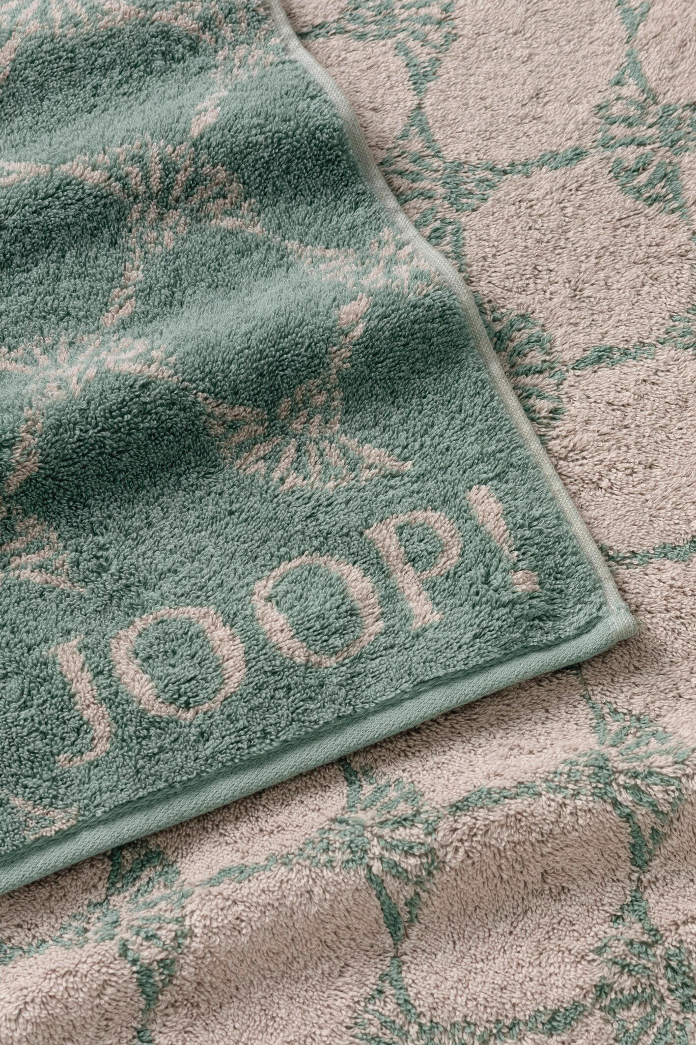 Thumbnail - Joop! Gästetuchset, Grün, Textil, Floral, 30x50 cm, Made in Germany, Oeko-Tex® Standard 100, saugfähig, Aufhängeschlaufe...