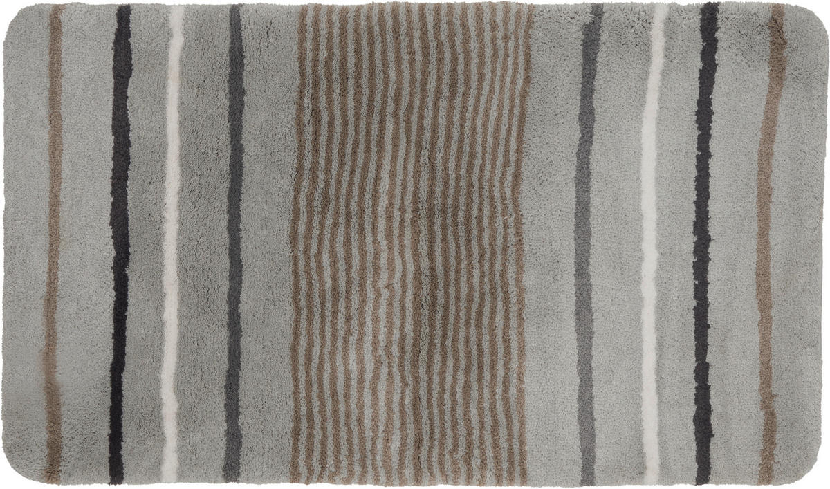 FÜRDŐSZOBASZŐNYEG  70/120 cm  szürke   - szürke, Konventionell, textil (70/120cm) - Esposa