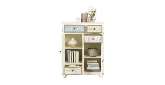 KOMMODE in 82/108/36,5 cm - Multicolor/Bronzefarben, LIFESTYLE, Holz/Holzwerkstoff (82/108/36,5cm) - Landscape
