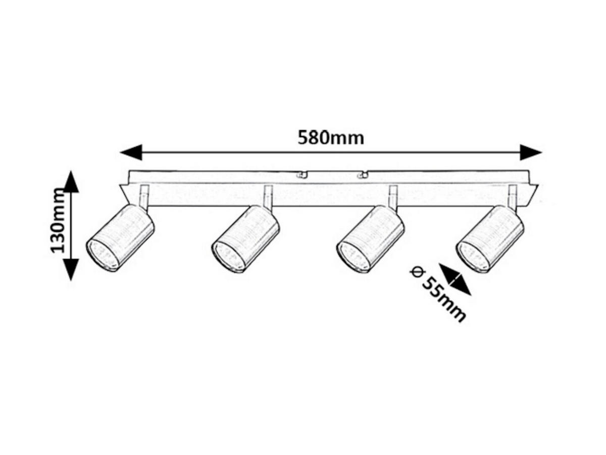 REFLEKTOR GERHARD  - boje oplemenjenog čelika, Basics, metal (58cm)