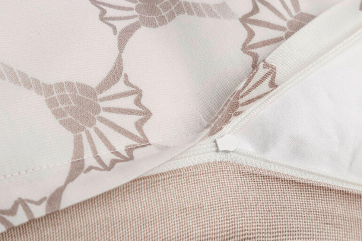 BETTWÄSCHE 2-teilig JOOP! CORNFLOWER DOUBLE Jersey 155/220 cm  - Creme, Basics, Textil (155/220cm) - Joop!