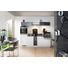 KÜCHENBLOCK E-Geräte, Soft-Close-System, Spüle - Weiß, MODERN (250cm) - Welnova KÜCHENBLOCK E-Geräte, Soft-Close-System, Spüle - Weiß, MODERN (250cm) - Welnova