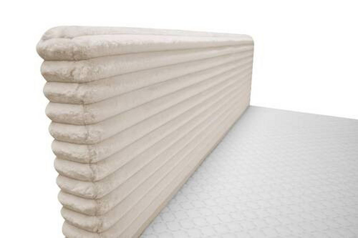 BOXBETT 160/200 cm  in Beige  - Beige/Schwarz, Design, Holz/Holzwerkstoff (160/200cm) - Xora