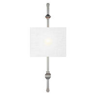 WANDLEUCHTE Elstead Teva 29.2/76.5/12.1  cm   - Nickelfarben, KONVENTIONELL, Glas/Metall (29.2/76.5/12.1 cm) - Elstead Lighting