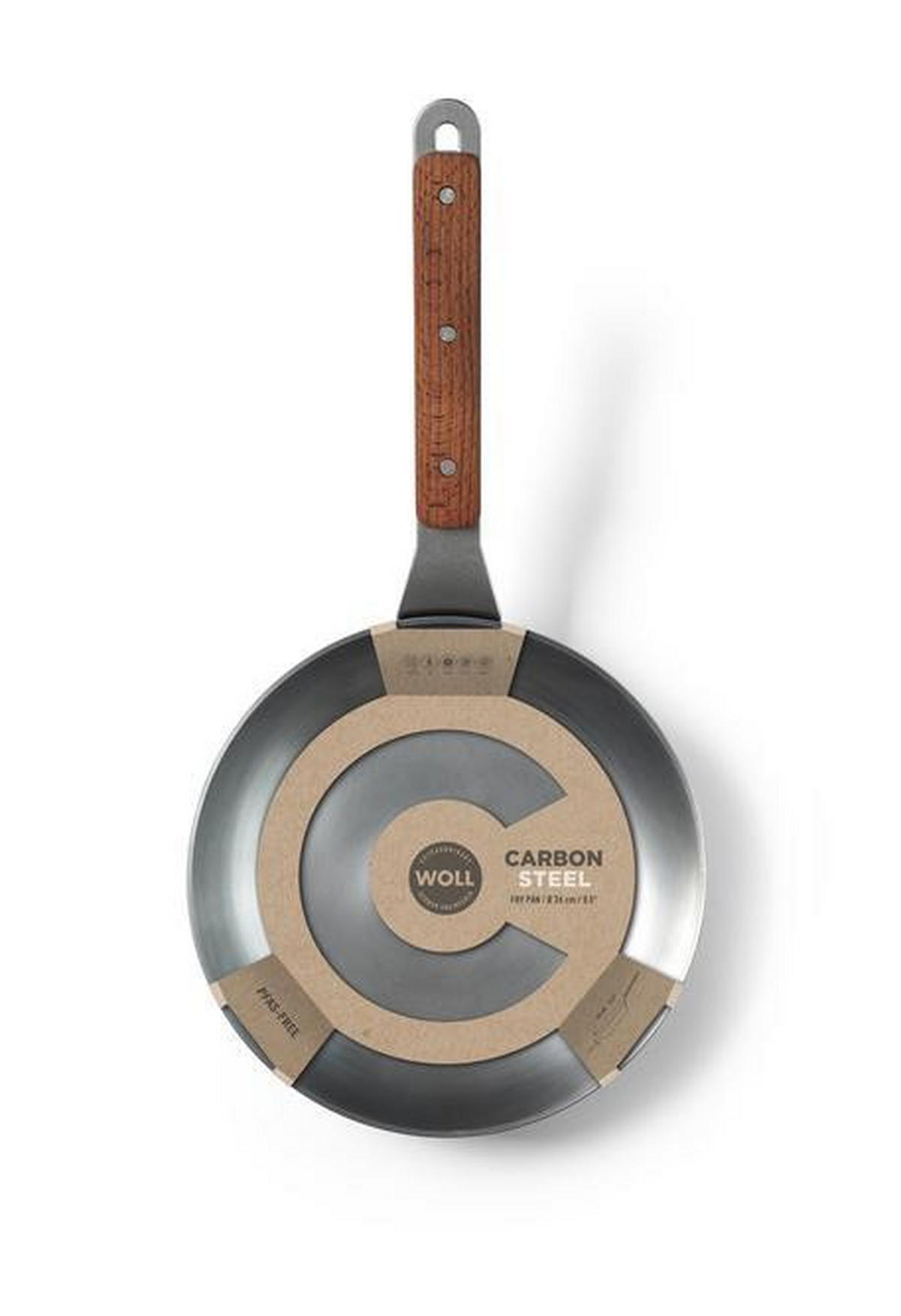 PÁNEV NA SMAŽENÍ  28 cm  - barvy stříbra, Basics, kov (28cm) - WOLL