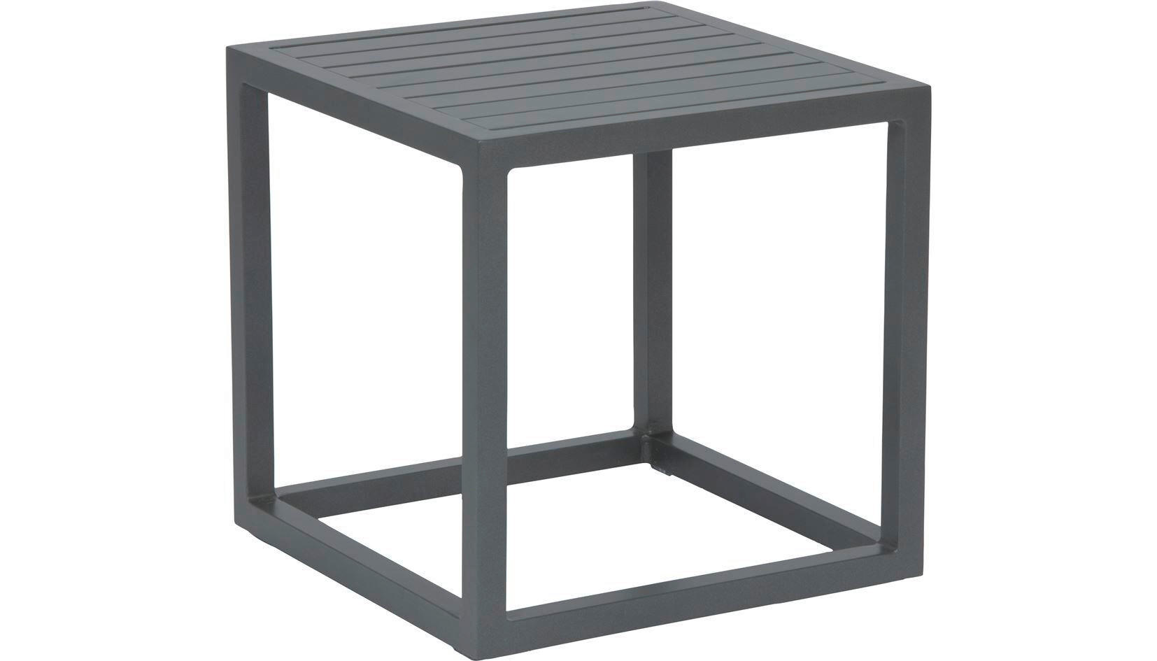 GARTENBEISTELLTISCH 40/40/40 cm Metall quadratisch  - Anthrazit, Basics, Metall (40/40/40cm) - Stern