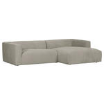 ECKSOFA in Chenille Hellgrau  280/175 cm  - Hellgrau/Schwarz, Design, Kunststoff/Textil (280/175cm) - Landscape