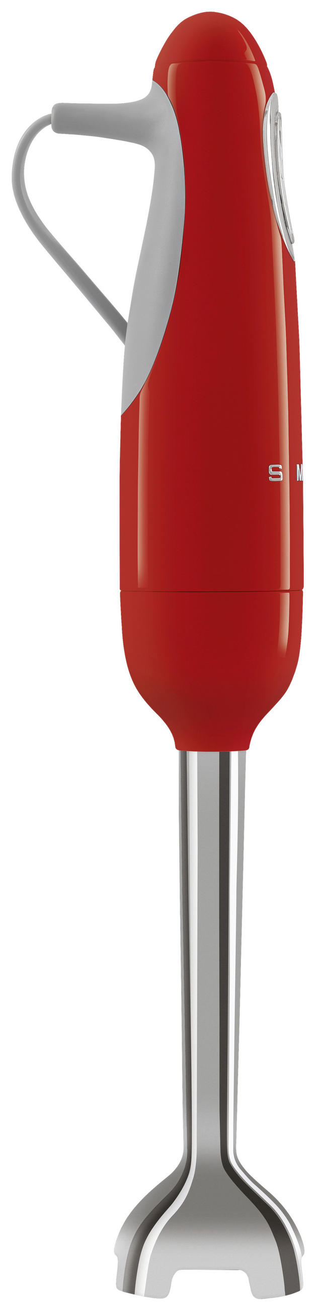 STABMIXER 50'S STYLE  - Edelstahlfarben/Rot, Basics, Kunststoff/Metall (6,5/41,4/6,5cm) - SMEG