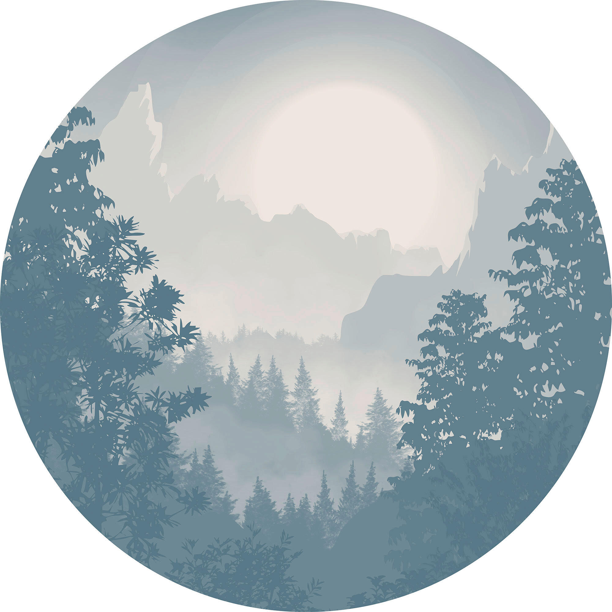 Fototapete D1-039 Blue Valley