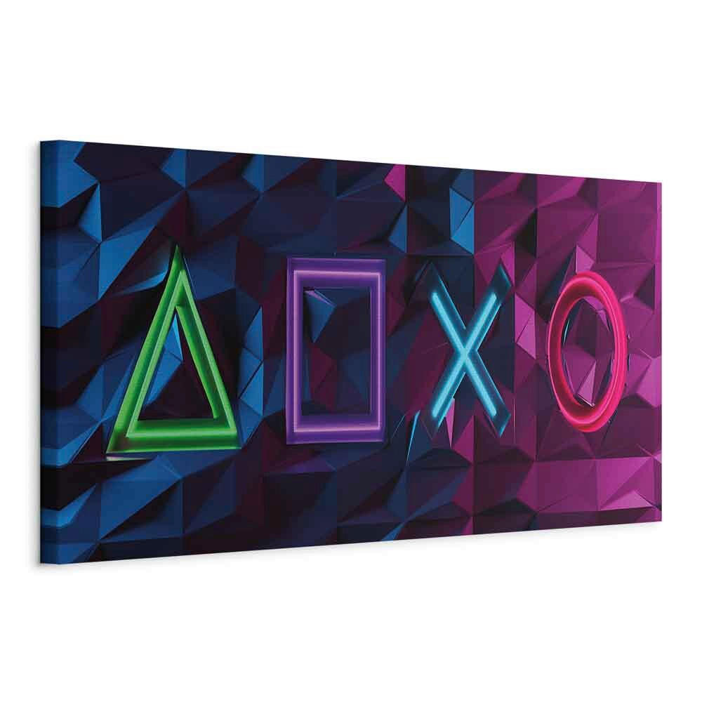 Leinwandbild Multicolor B: 90 cm